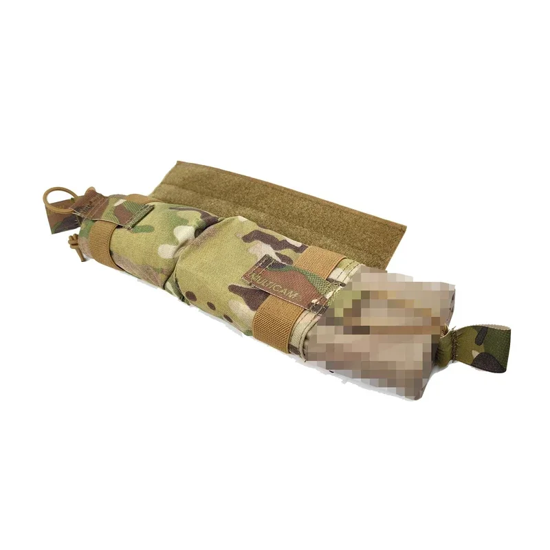 Bolsa Multicam con tirador lateral Horizontal, bolsa táctica para revistas Airsoft, chaleco, bolsa portadora de placa Abdominal, equipo - imagen 3