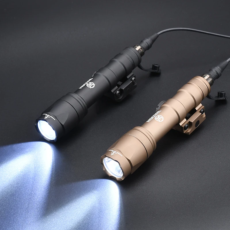 WADSN-linterna táctica M600C, 600 lúmenes, arma de caza al aire libre, luz de explorador, foco LED blanco, interruptor de presión compatible con riel de 20MM - imagen 5