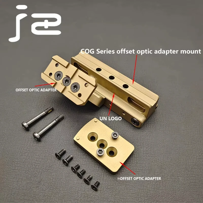 Soporte táctico rápido serie COG con Base óptica compensada RM y juego de placa adaptadora para caza Airsoft TA31 TA11 ACO VCO - imagen 4