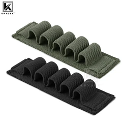 KRYDEX Chemlight-soporte de batería para escopeta, soporte de almacenamiento elástico táctico de 5 celdas, gancho y bucle, accesorios de Panel de palo de luz