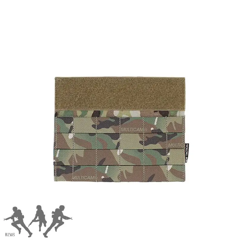 Chaleco táctico completo/medio Panel Molle/panel de bucle de gancho solapa frontal Micro chasis de lucha Panel colgante para chaleco de aparejo de pecho MK3 MK4 - imagen 3