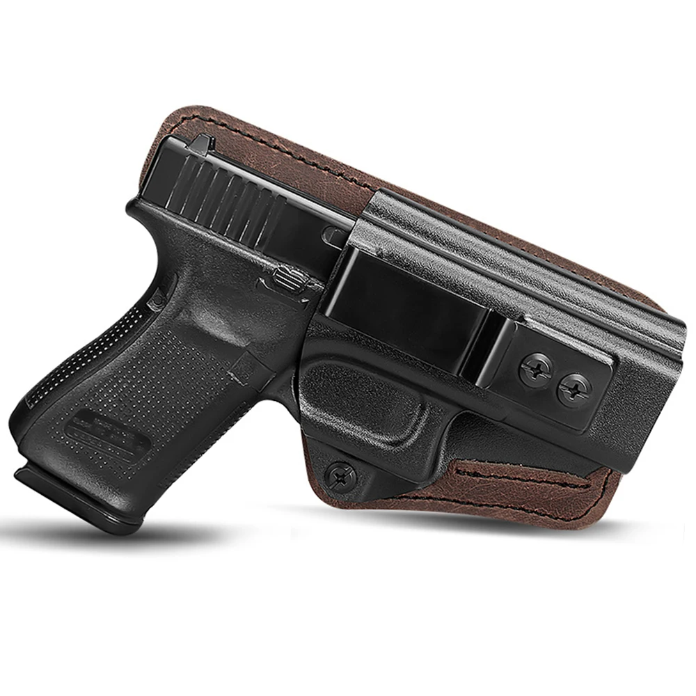 Funda para pistola táctica, funda para IWB de transporte oculto, funda para pistola de mano derecha, Compatible con Glock 19/19X/44/45/23/32