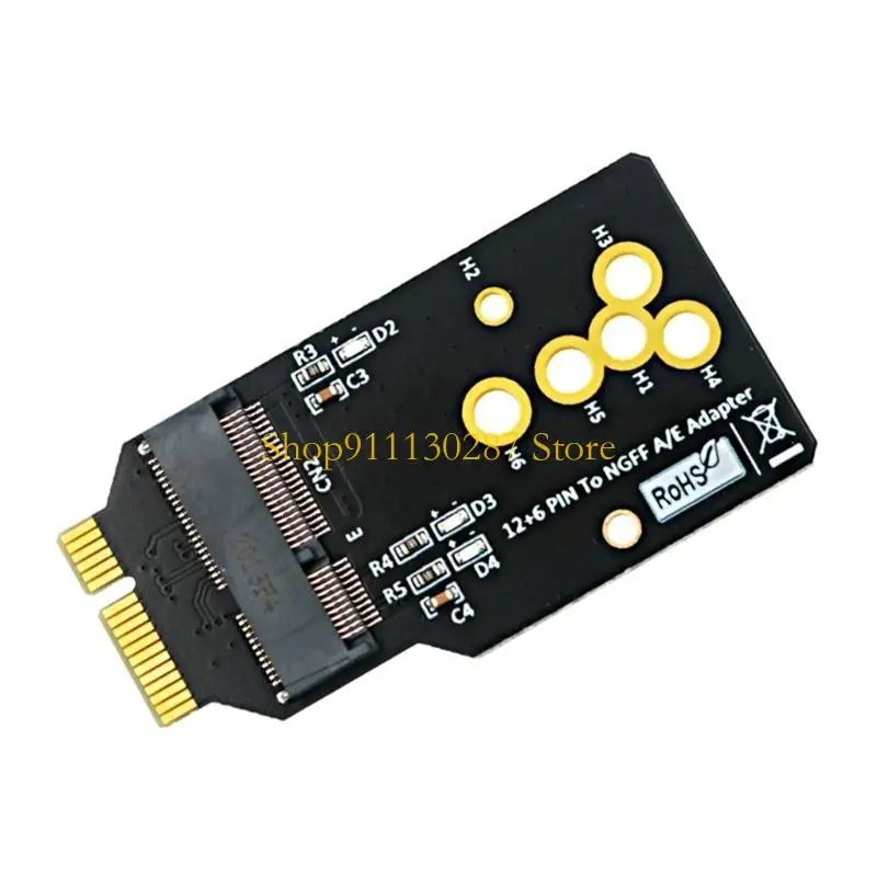 Módulo Wifi6 J1HC a 12+6 adaptador pin para módulos Wifi6 AX200/201/210 - imagen 4