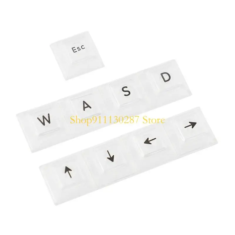 J1HC 9 teclas DSA WASD/ ESC/direcciones Teclas retroiluminadas para interruptores Cherry MX - imagen 3