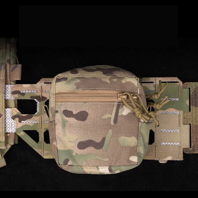 Portador de placa táctica KZ, chaleco de caza de perfil bajo, MOLLE, liberación rápida, Airsoft Israel K Zero Style con portador Cummerbund - imagen 5