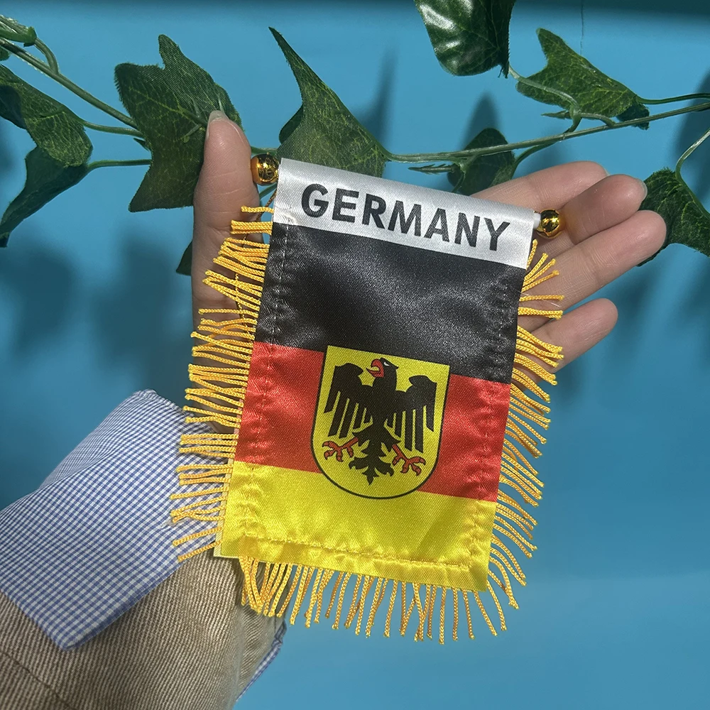 Bandera para ventana de coche SKY FLAG Alemania reversible poliéster - imagen 2