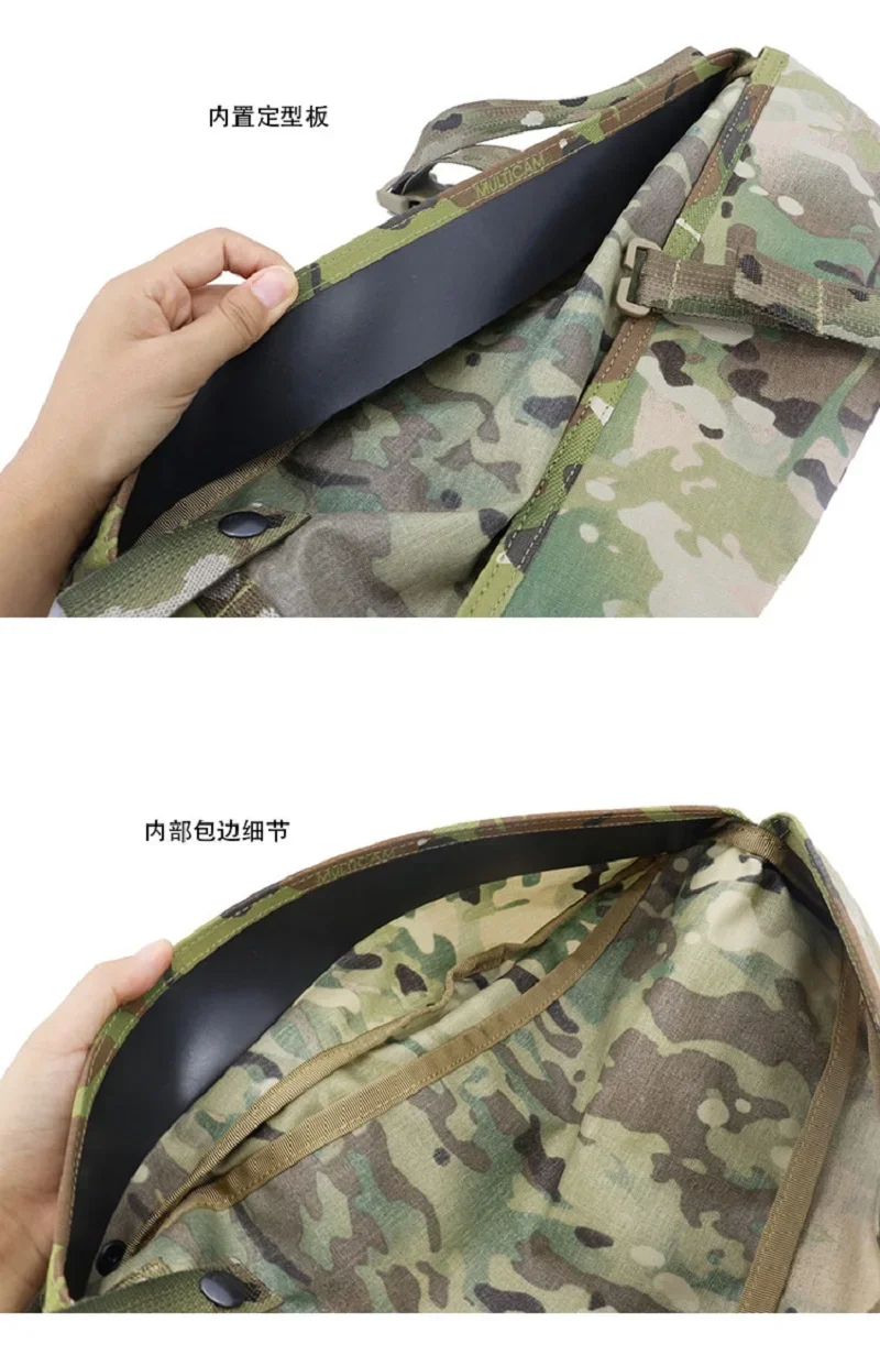 Tablero de expansión de mochila táctica, bolsa para casco, bolsa para artículos diversos, placa colgante con compartimento de canguro - imagen 5