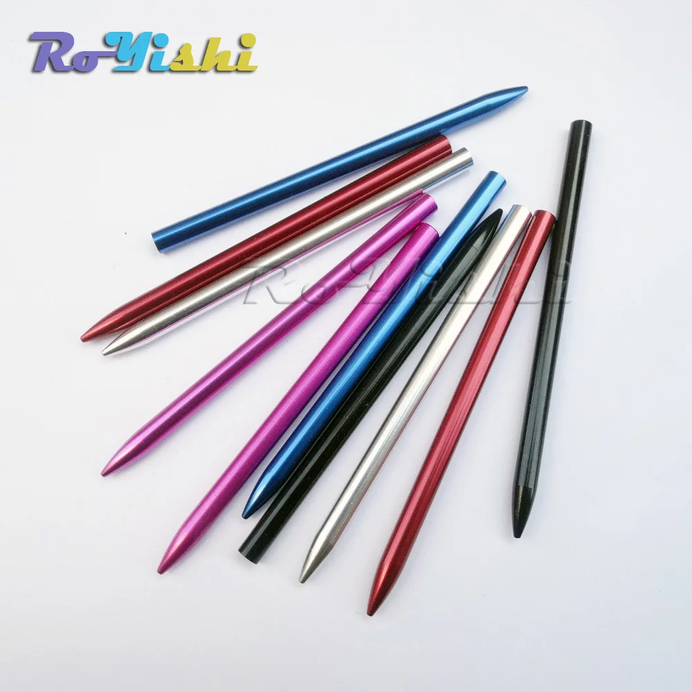 Aguja de Paracord de aluminio de 3,5 "con punta de eje de rosca de tornillo, aguja de costura Fid para pulsera Pracord, 1 Uds. - imagen 4