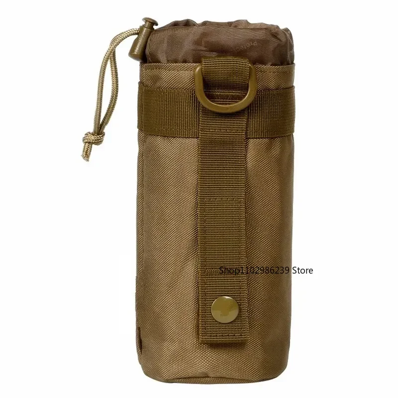 Bolsa multifunción para botella de agua Molle, bolsa para herramientas con cordón para acampar al aire libre, senderismo, viaje, deporte, hervidor - imagen 5
