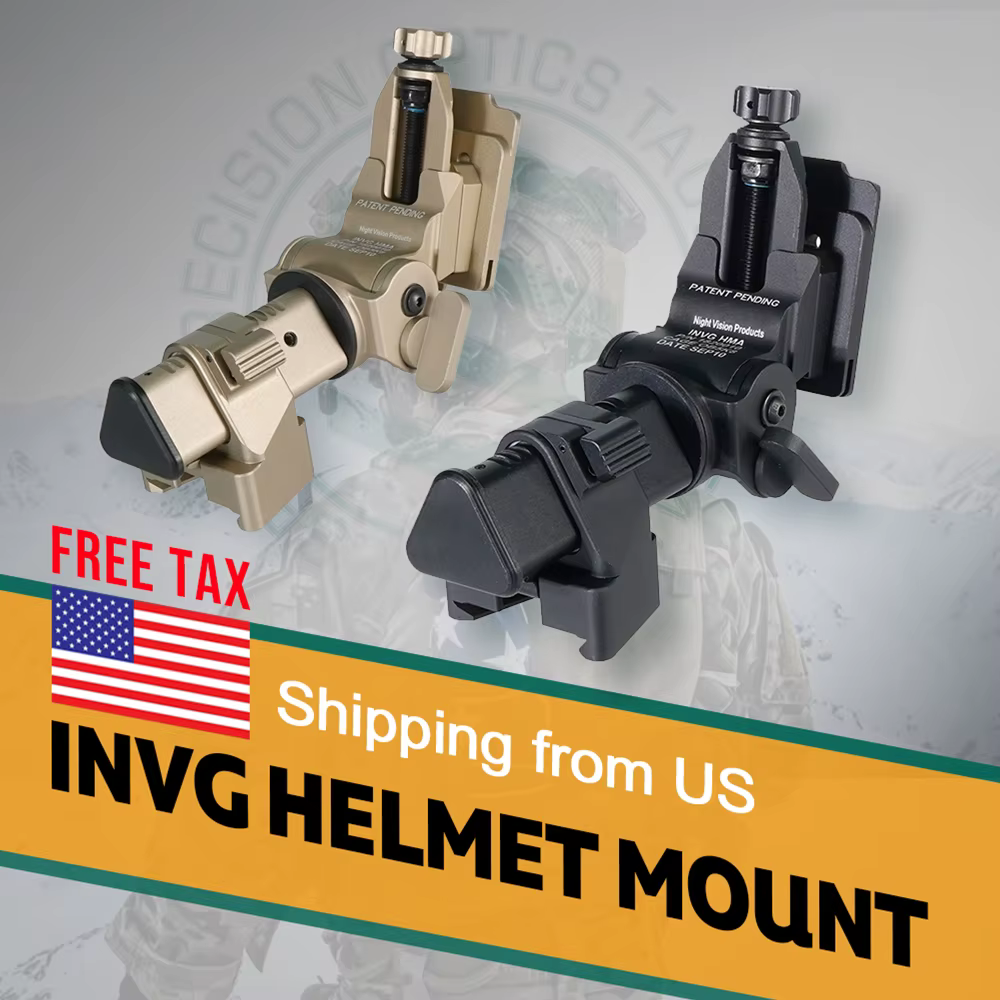 INVG Hyper NVG Soporte abatible para casco – Visión nocturna
