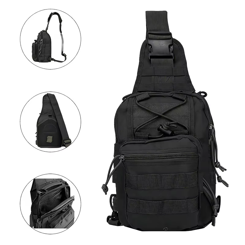 Bolso táctico MOLLE bandolera hombre para caza y senderismo - imagen 5