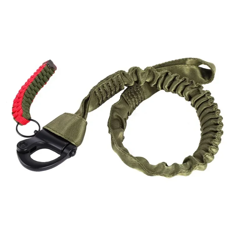 Cordón táctico de seguridad de liberación rápida, cordones de retención retráctiles, cuerda de supervivencia al aire libre, equipo de caza Airsoft - imagen 5