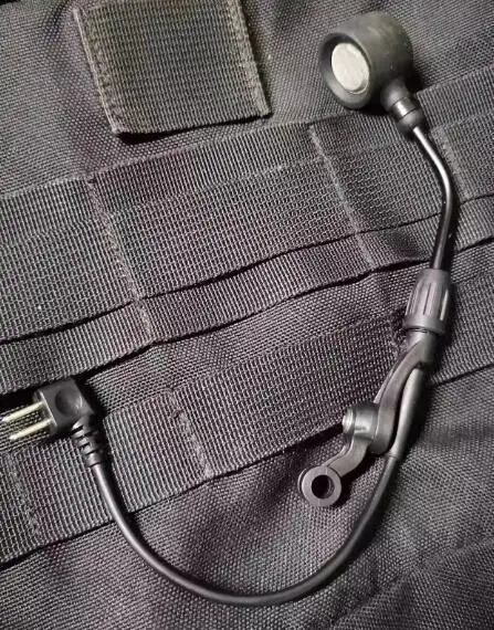 Cabezal de micrófono con auriculares tácticos USPI, VI (condensador/dínico)