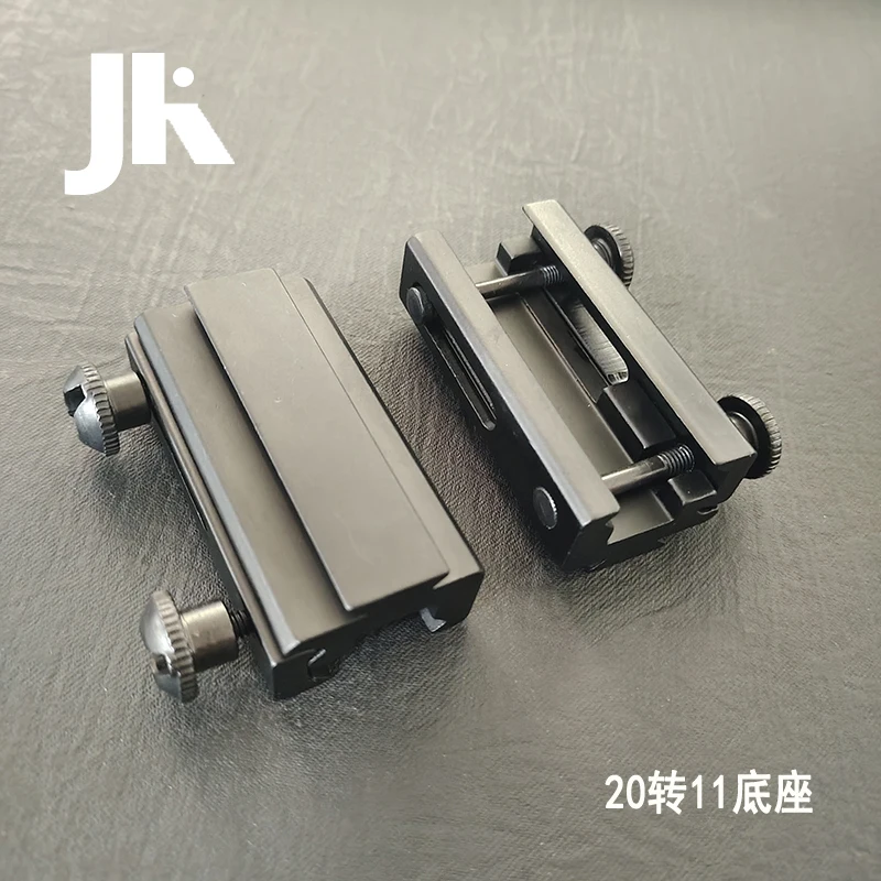 Adaptador de Base de riel Picatinny de 20mm compatible con montaje de riel de alcance de 11mm para mira telescópica de caza, mira láser, envío directo para caza - imagen 2