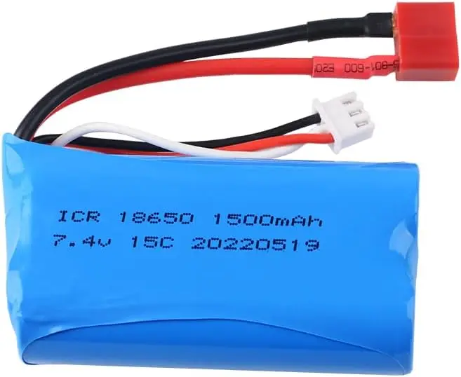 Batería li-po 15C 7,4 V 1500mAh para Wltoys 12428 12423 coche de juguete RC SCY-16201PRO SCY-16101PRO SCY-16103PRO SCY-16106 R/C coches camión - imagen 2