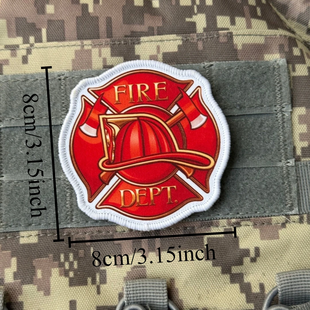 Parche táctico militar cruz maltesa con velcro para mochila - imagen 2