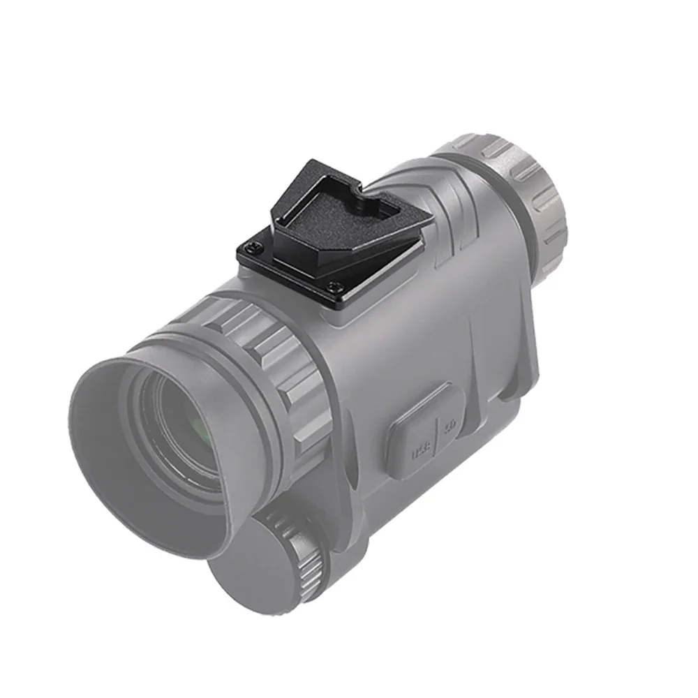 Hebilla de montaje adaptadora de soporte de puente de cola de milano de visión nocturna NVG de aluminio táctico para NVG10 NVG18AN/PVS15A PVS18 PVS31 RNVG - imagen 3