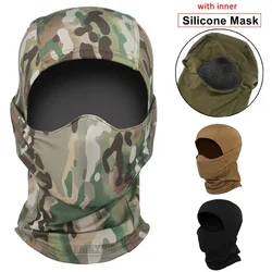 Pasamontañas táctico media cara con protección UV antiviento airsoft