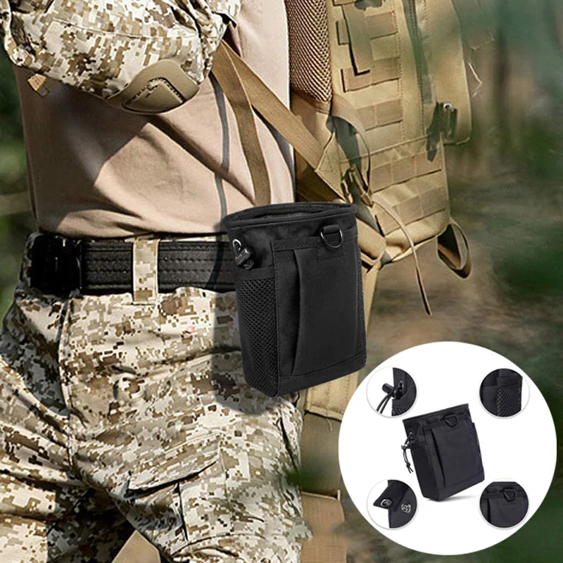 Bolsa táctica MOLLE portacargadores ajustable con hebilla en D - imagen 3