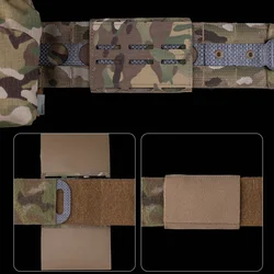 Panel MOLLE tres filas rifle 7,62 – Kit combate modular
