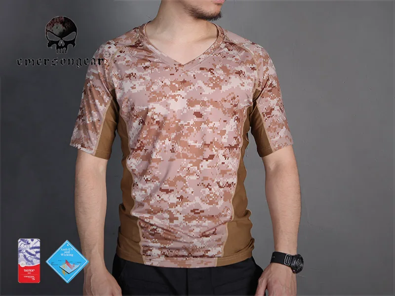 Emersongear-camisas ajustadas para correr, camisa de manga corta, transpirable, piel, AOR1, EM9167 - imagen 3