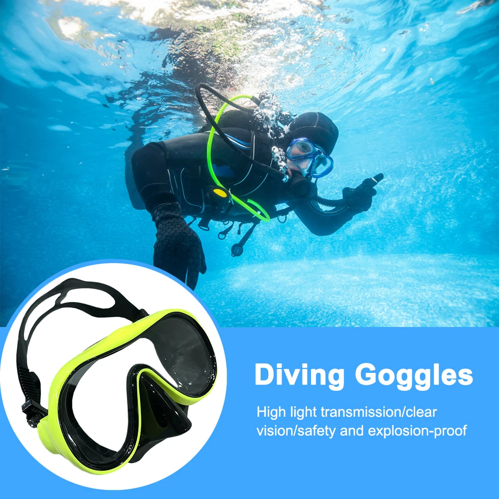 JSJM-Gafas de natación profesionales para adultos, máscara de buceo HD, equipo de buceo, novedad - imagen 3