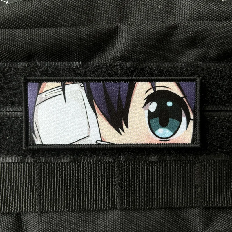 Parche velcro bordado Rikka Takanashi para mochila táctica - imagen 3