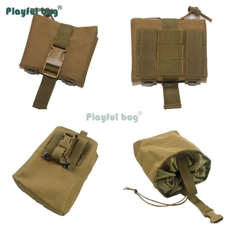 Bolsa de recuperación táctica, bolsa de reciclaje plegable CAMO multifuncional, paquete de accesorios MOLLE, almacenamiento de artículos diversos para deportes al aire libre AVA124 - imagen 5