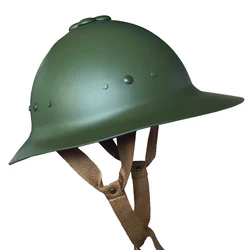 Casco militar chino WWII vintage – Retro táctico color ciruela