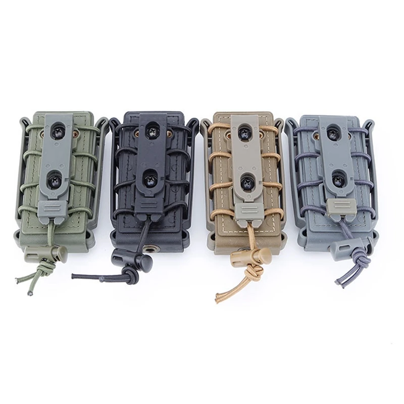 Bolsa táctica para revista individual de 9mm con Clip Molle de liberación rápida para P226 G 17 19 M9 PX4 soporte equipo de caza - imagen 2
