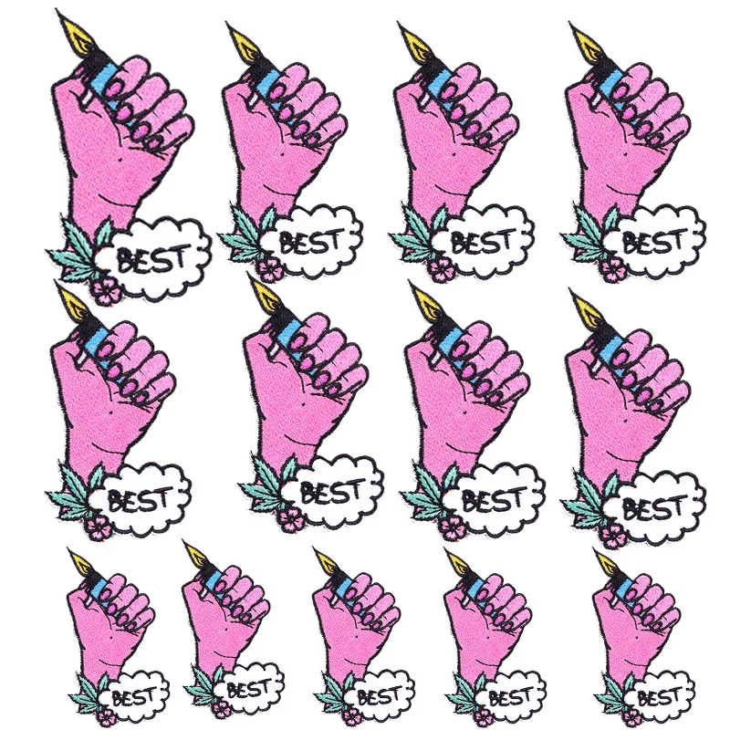 Prajna Parches bordados con letras para planchar – Estilo militar - imagen 5