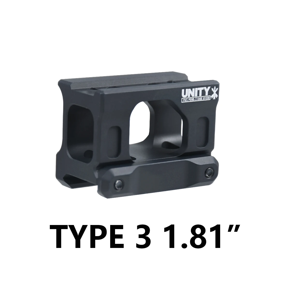 UNITY-montaje elevador rápido de aluminio para mira de punto rojo T01 T02, fácil instalación, soporte de alcance ajustable para mira - imagen 2