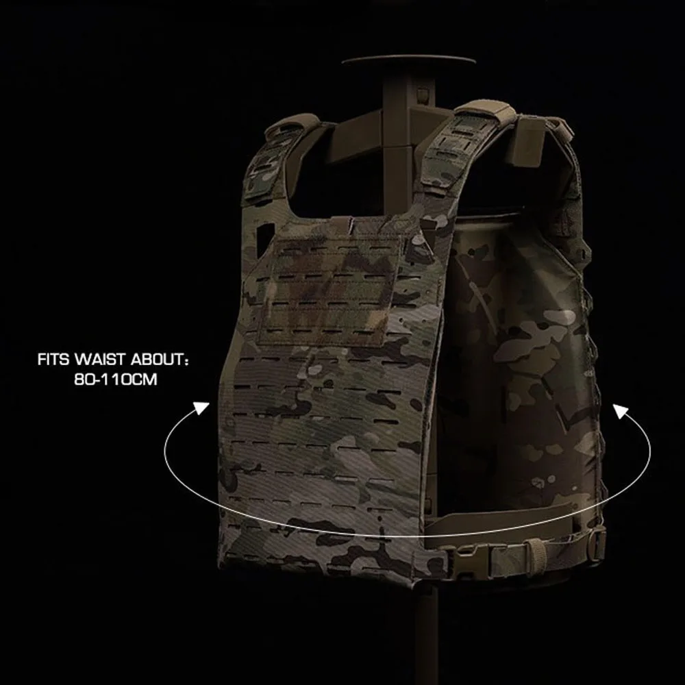 Chaleco táctico portador de placa V2 ligero SF Paintball Airsoft entrenamiento de combate armadura corporal MOLLE chaleco de caza equipo de protección - imagen 4