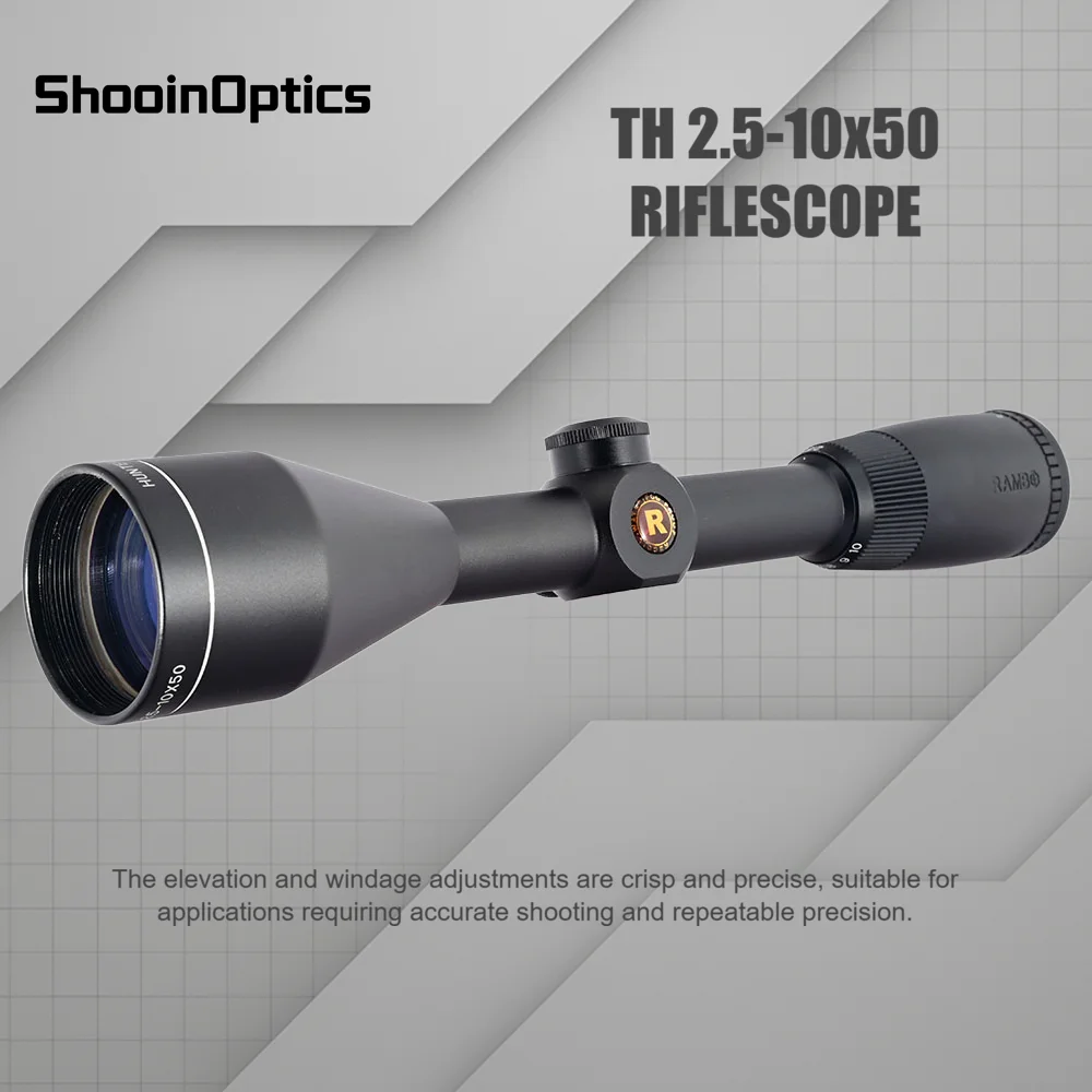 2.5-10x50 / 5-20x44 SFP mira telescópica de caza tubo de 1 pulgada 1/4 MOA a prueba de golpes impermeable tiro al aire libre - imagen 4