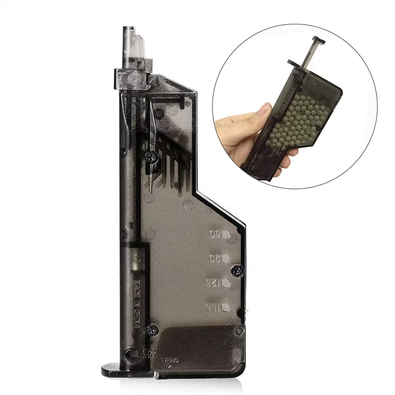 Cargador de velocidad BB Airsoft de grado táctico, revista redonda de alta capacidad 110/220 para Paintball, caza al aire libre, simulación de combate ​ - imagen 2