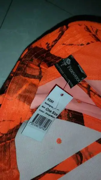 Sombrero de advertencia de caza de bosque de pino, sombrero de identificación, visera al aire libre - imagen 3