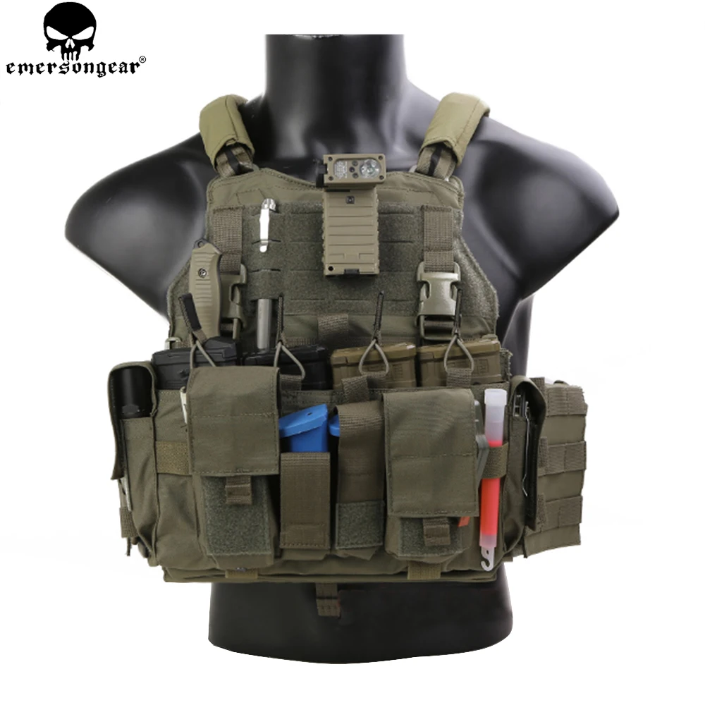 EMERSONGEAR-chaleco táctico de estilo MF Gen IV para caza al aire libre, aparejo de pecho, bolsa para revistas, EM7363 - imagen 4