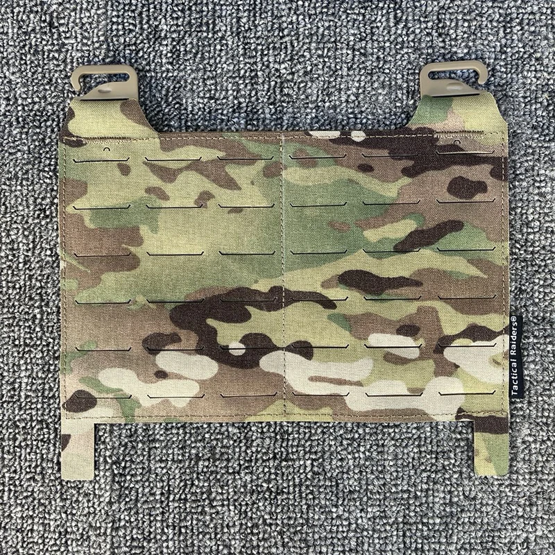 Panel colgante de solapa frontal Molle táctico, placa de montaje láser, componente de repuesto para aparejo de pecho FCPC FERRO Vest - imagen 3