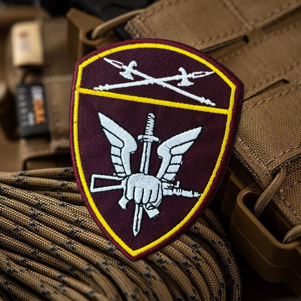 Parche de Velcros Meme, gancho de moral táctico, cierre bordado, pegatina del ejército militar, insignia para mochila