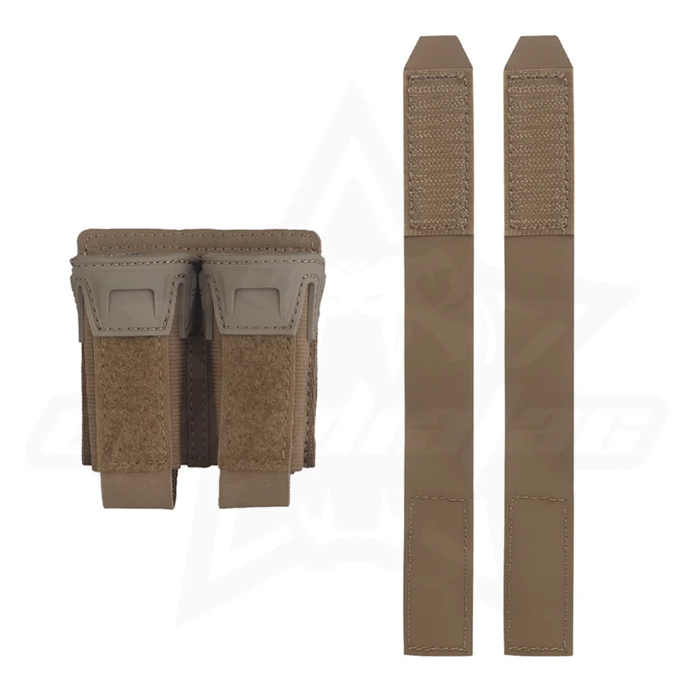 Bolsa para revistas OPHIDIAN, 9mm, doble liberación rápida, MOLLE, caza, tiro, revista, linterna, cuchillo, equipo - imagen 3