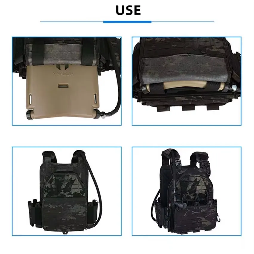 YAKEDA Botella de agua de 1,75 L, hidratación con tubo, hervidor multifuncional, forro de chaleco, bolsa de agua de calidad alimentaria EVA - imagen 5