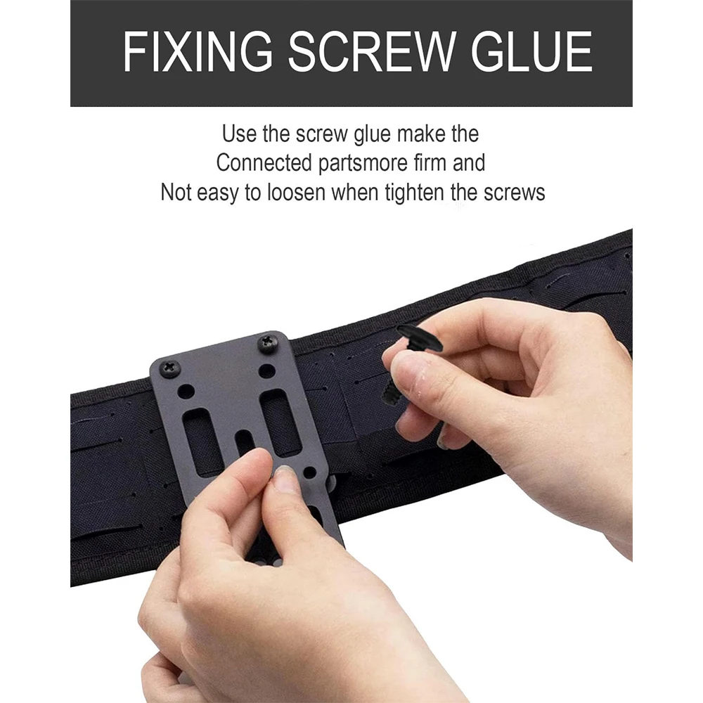 Adaptador de funda Modular táctica con kit QLS, plataforma de funda para pierna caída con correa para pierna, equipo de policía, extracción rápida - imagen 2