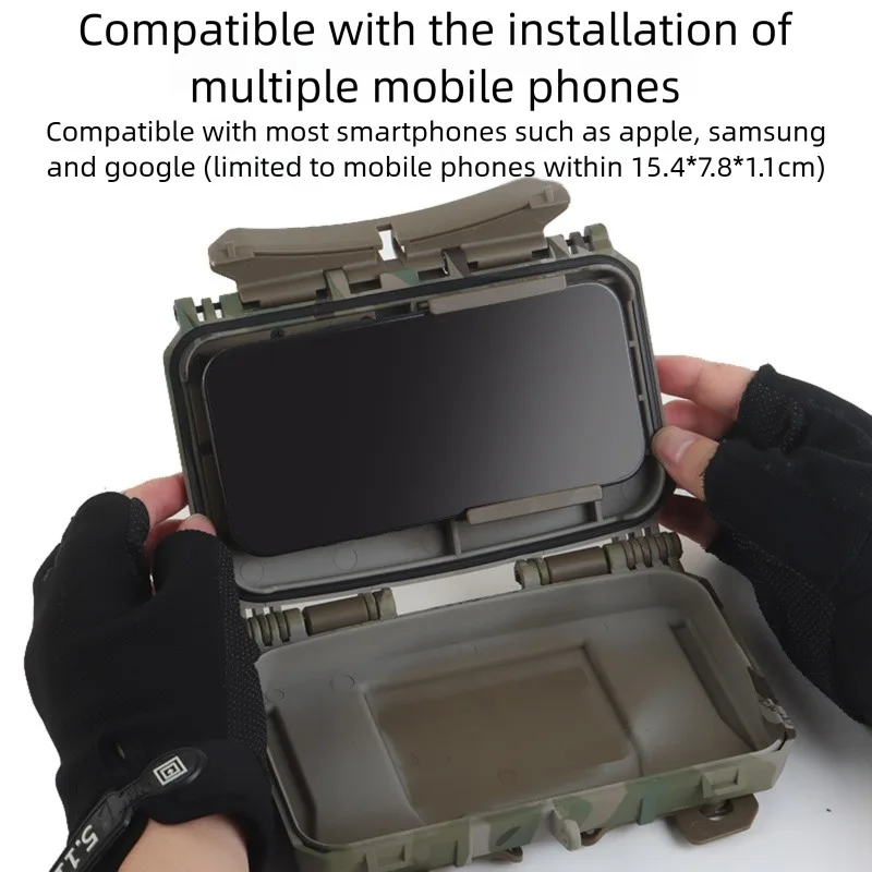 Caja de almacenamiento de tablero de navegación táctica V2, equipo portador de placa de caza, equipo de entrenamiento Airsoft - imagen 3