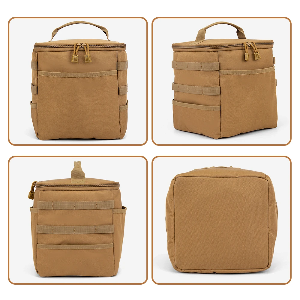 Bolsa de municiones táctica, bolsa de almacenamiento de municiones, Rifle de caza, pistola, cartucho, bolsa portátil Molle Admin, bolsa de herramientas EDC de utilidad - imagen 5