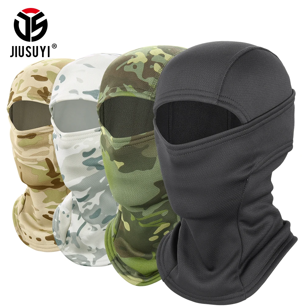 Pasamontañas para ciclismo, máscara facial de invierno para deportes al aire libre, esquí táctico, senderismo, caza, mantener el calor, forro polar para casco, bufanda, equipo para la cabeza