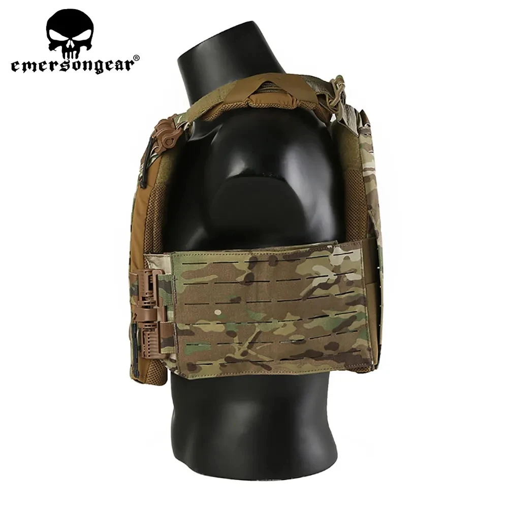 EMERSONGEAR-Chaleco táctico con corte láser, portador de placa ROC, faja de caza de liberación rápida, tiro de Paintball Airsoft australiano EM7408 - imagen 4