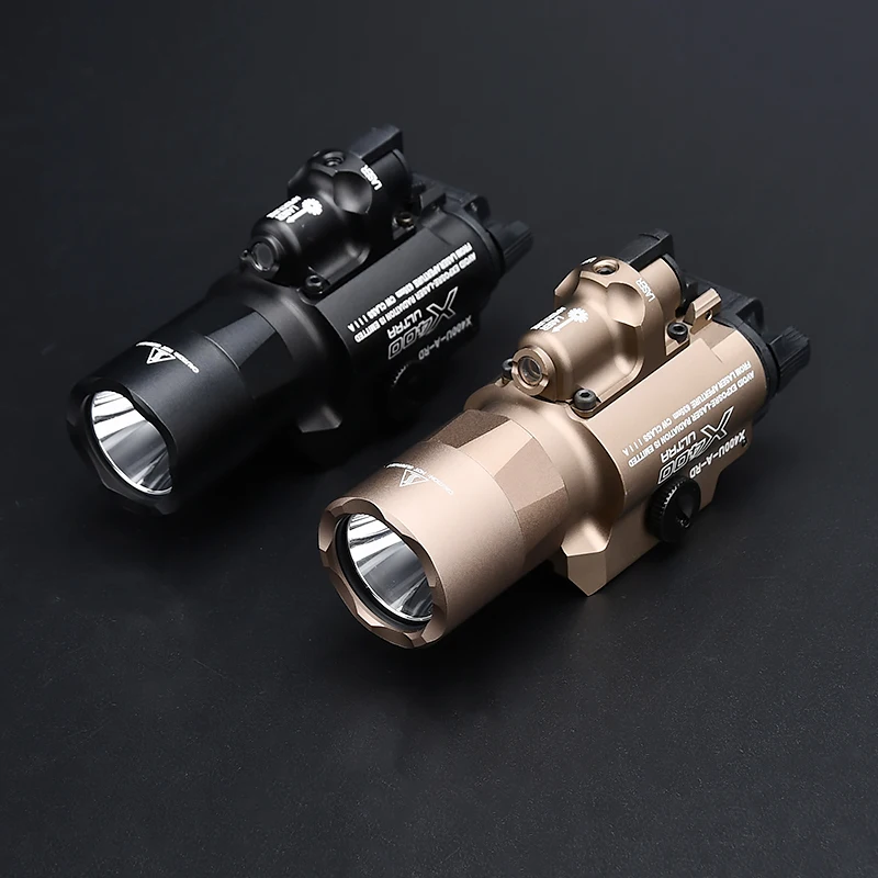 X300 X400 serie WADSN luz de pistola colgante de Metal Surefire XH35 X300V X400U arma de Airsoft caza estroboscópica LED luz de explorador - imagen 3