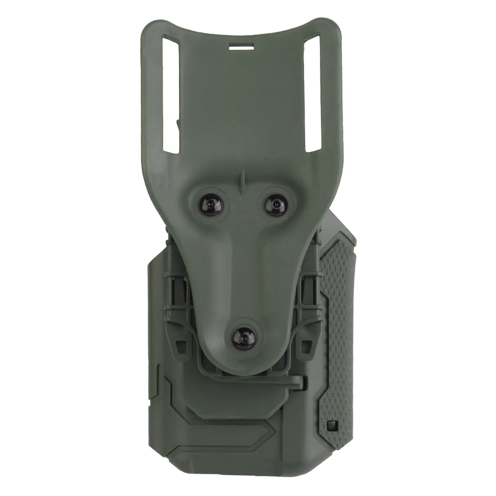 Pistolera táctica Multifit para mano derecha, X300, arma ligera, QLS, Kit de sistema de bloqueo rápido, configuración de cinturón de combate - imagen 3