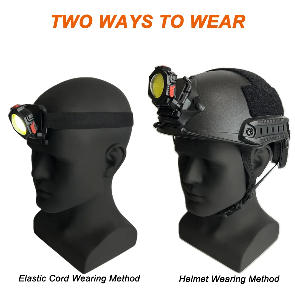 Luz LED para casco táctico, instalación de montaje NVG multiusos, iluminación de trabajo al aire libre, faro para caza, ciclismo, pesca - imagen 3
