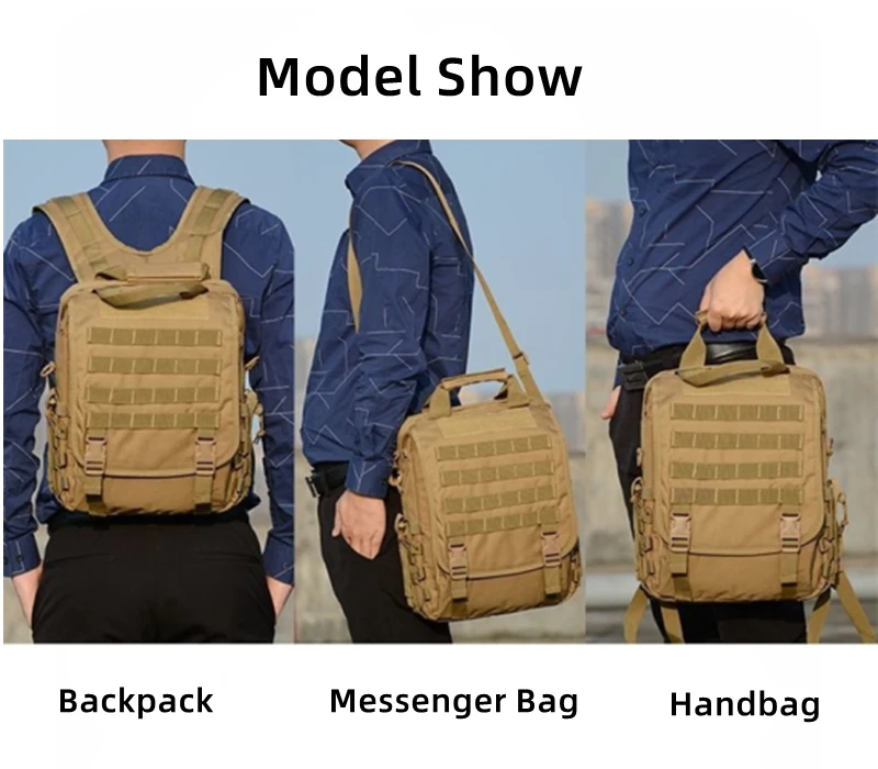 Mochila Táctica SCIONE Oxford - Detalle de cierre